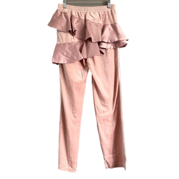adidas Originals x J Koo Trefoil Velour Ruffle Track Pants - XS, BNWTs - Picture 8 of 10